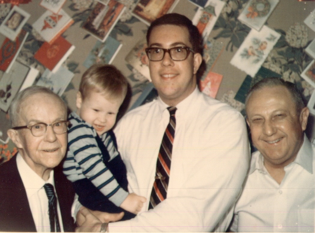 Four generations of the Gray family together